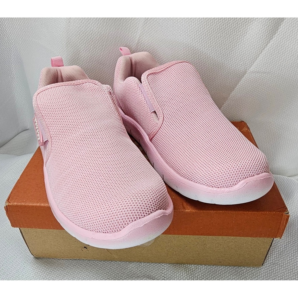 Dream‎ Pairs Luca Girls Pink Mesh Slip On Athletic Sneakers Size 5 Kids Shoes
